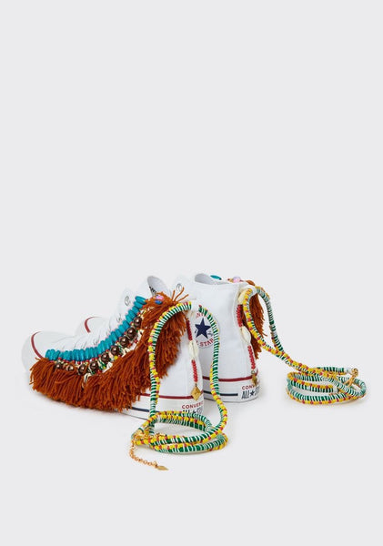 Ozias Beaded Custom Chuck Taylor All Star High Top Converse