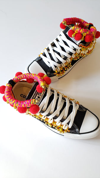 Monet Beaded Embellished Chuck Taylor All Star Low Top Converse