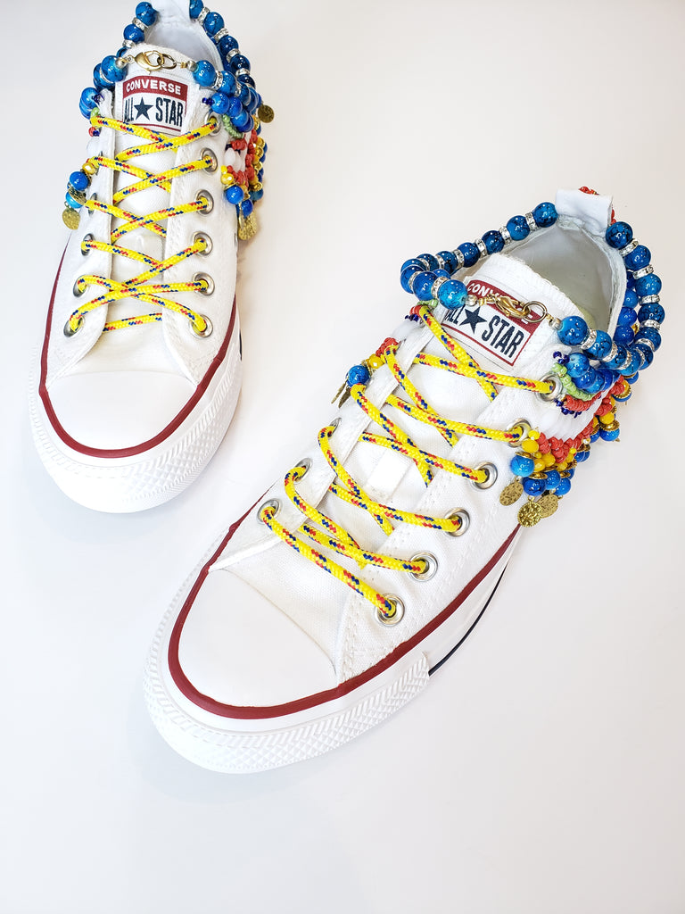 Zadie Beaded Embellished Chuck Taylor All Star Low Top Converse
