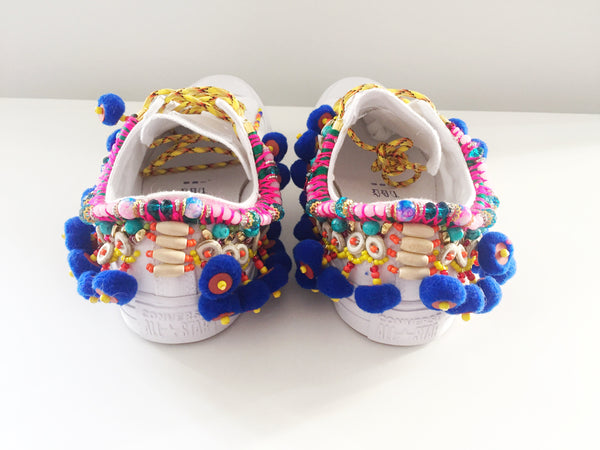 Lev Beaded Embellished Chuck Taylor All Star Low Top Converse