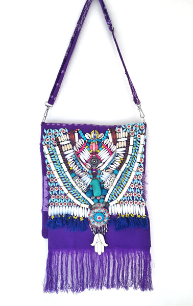 Cosima fringed cross body bag