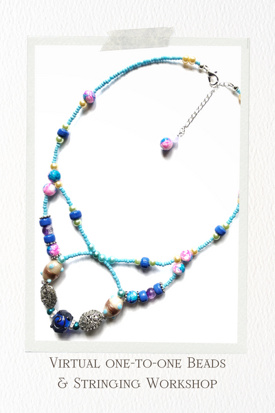 Virtual One-To-One Beaded Jewellery Workshop Beginners