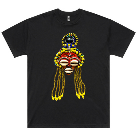 Agaba Crowned Unisex Black T-Shirt