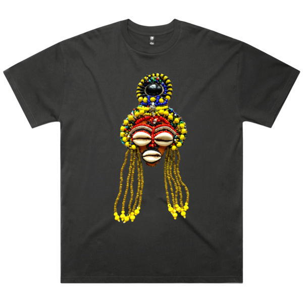 Agaba Crowned Unisex Coal T-Shirt