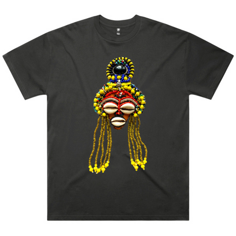 Agaba Crowned Unisex Coal T-Shirt