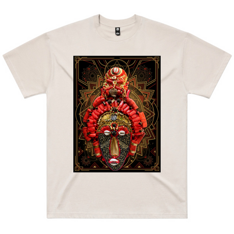Nne Mmuo Crowned Bone Colour T-Shirt
