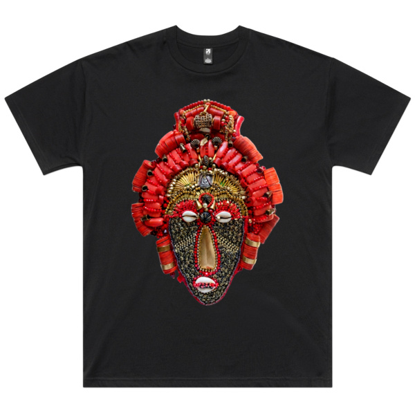 Nnenwanyi Crowned Unisex Black Oversized T-Shirt