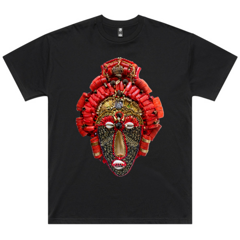 Nnenwanyi Crowned Unisex Black Oversized T-Shirt