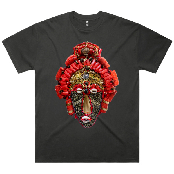 Nnenwanyi Crowned Unisex Coal Oversized T-Shirt