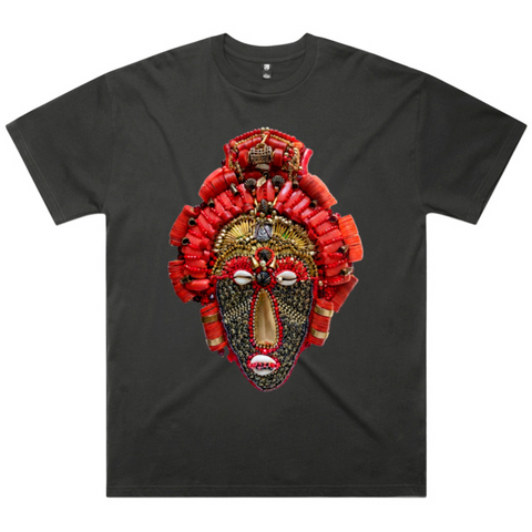 Nnenwanyi Crowned Unisex Coal Oversized T-Shirt