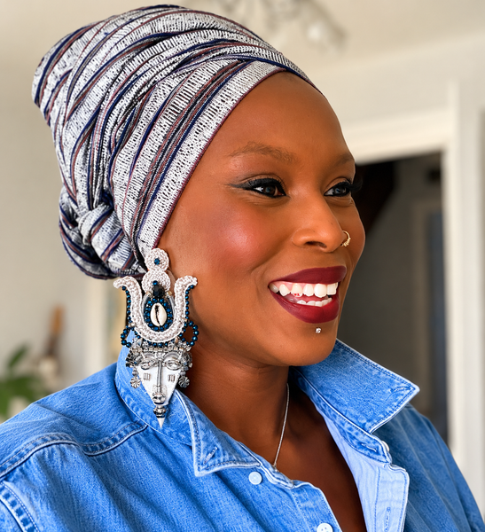 The Nne Onwa Goddess Post Back Earrings