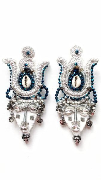 The Nne Onwa Goddess Post Back Earrings