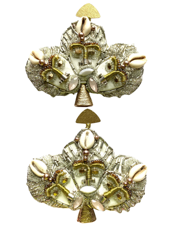 The Ogene Mmuo Beaded Statement Earrings