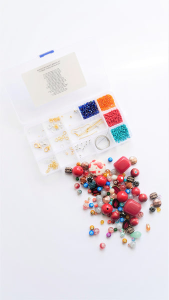The Popping Berry Curated Bead Mix and Jewellery Making Kit