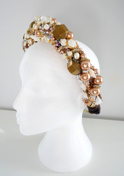 Aphrodite Multi-Beaded Embellished Headband