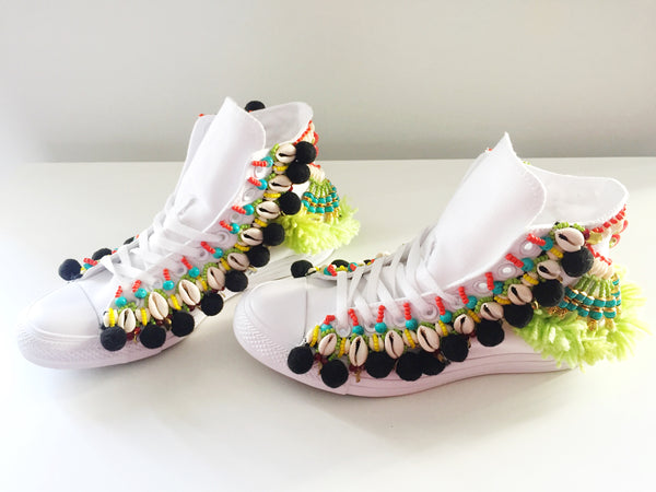 Odell Beaded Embellished  Chuck Taylor  All Star High Top Converse