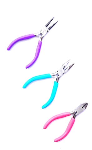Jewellery Making Tools, Side Cutter Plier, Chain Nose Plier and Round Nose Plier.