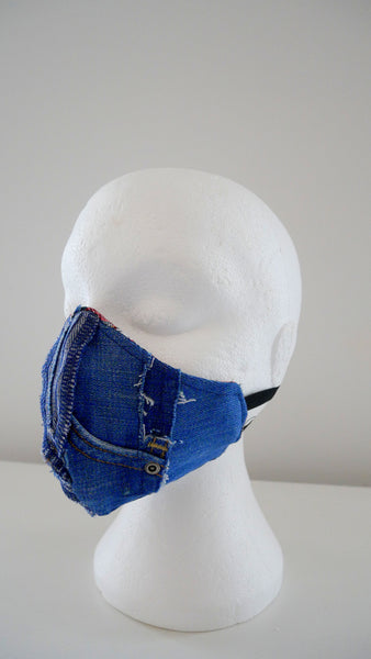 Reusable, Washable, Distressed Denim Not Your BAE Face Mask