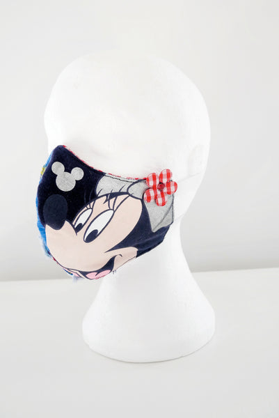 Reusable, Washable, Distressed, Minnie Mouse Meets Ikea Face Mask 2