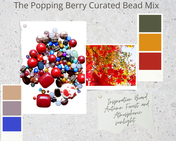 The Popping Berry Curated Bead Mix