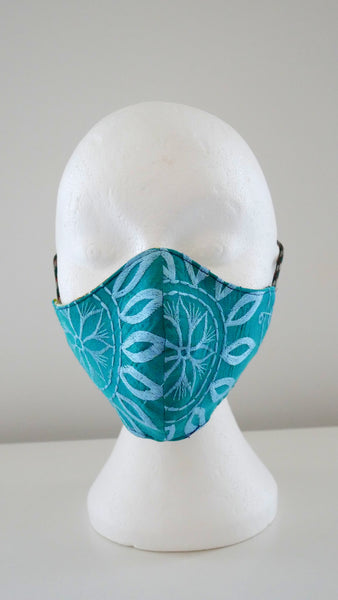 Washable Reusable Embroidery Face Mask With A Filter Pocket